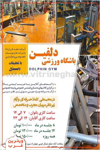 باشگاه بدنسازی دلفین
