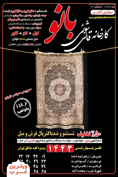 قالیشویی بانو (صادقیه) 5 قالیشویی-بانو